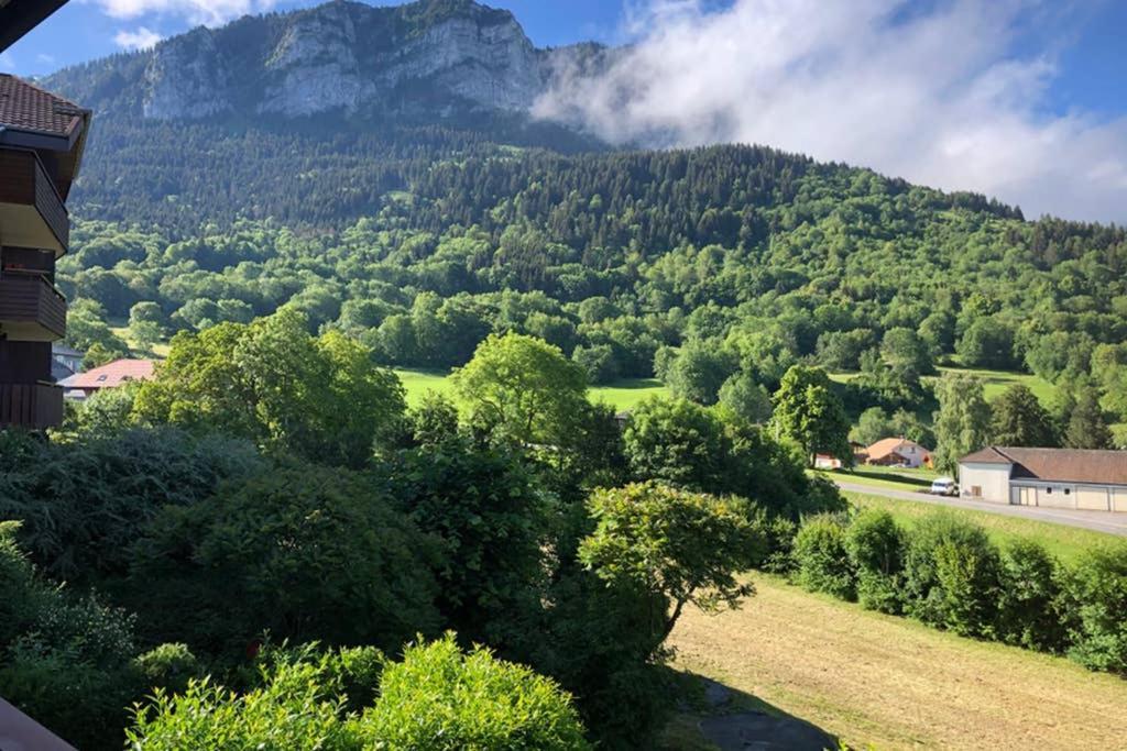 Studio Agreable Et Cosy Avec Vue Sur Les Memises Thollon-les-Memises Exterior photo